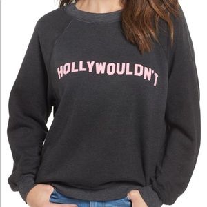 Wildfox Hollywouldn’t gray sweatshirt size small